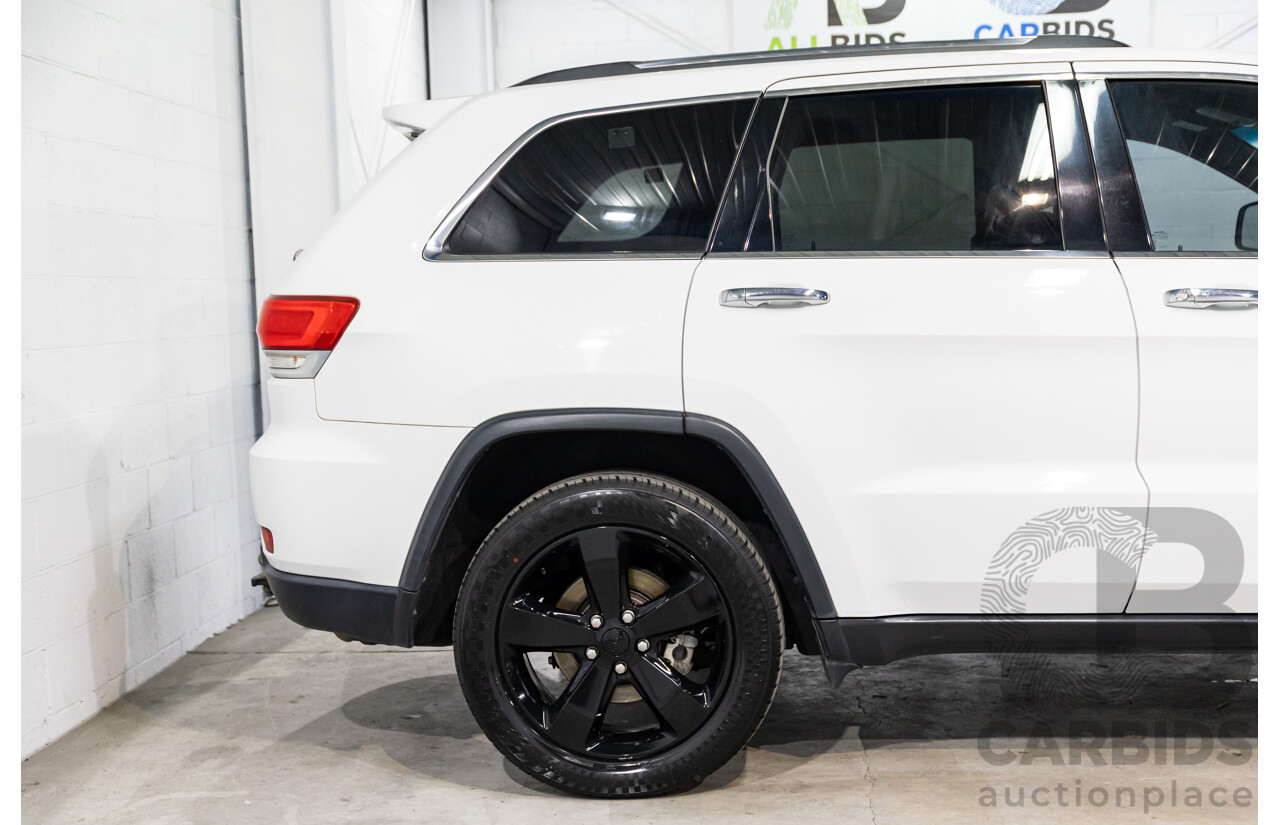 9/2015 Jeep Grand Cherokee Limited (4x4) WK MY15 4d Wagon Bright White Turbo Diesel V6 3.0L