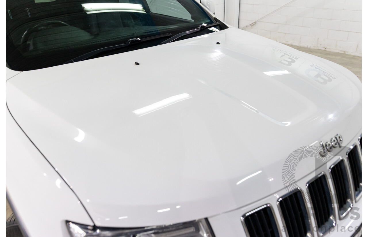 9/2015 Jeep Grand Cherokee Limited (4x4) WK MY15 4d Wagon Bright White Turbo Diesel V6 3.0L