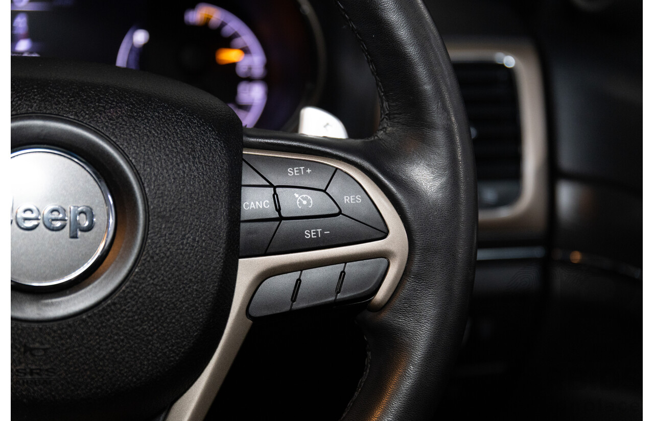 9/2015 Jeep Grand Cherokee Limited (4x4) WK MY15 4d Wagon Bright White Turbo Diesel V6 3.0L