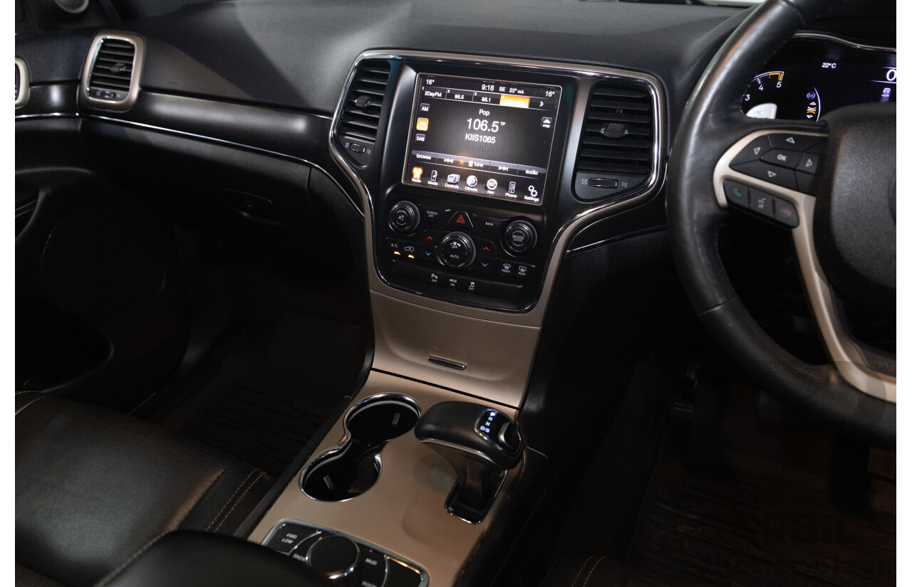 9/2015 Jeep Grand Cherokee Limited (4x4) WK MY15 4d Wagon Bright White Turbo Diesel V6 3.0L