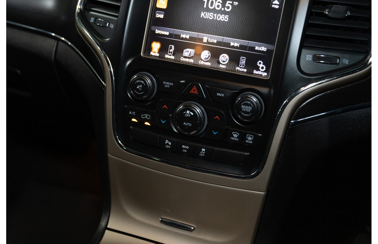 9/2015 Jeep Grand Cherokee Limited (4x4) WK MY15 4d Wagon Bright White Turbo Diesel V6 3.0L