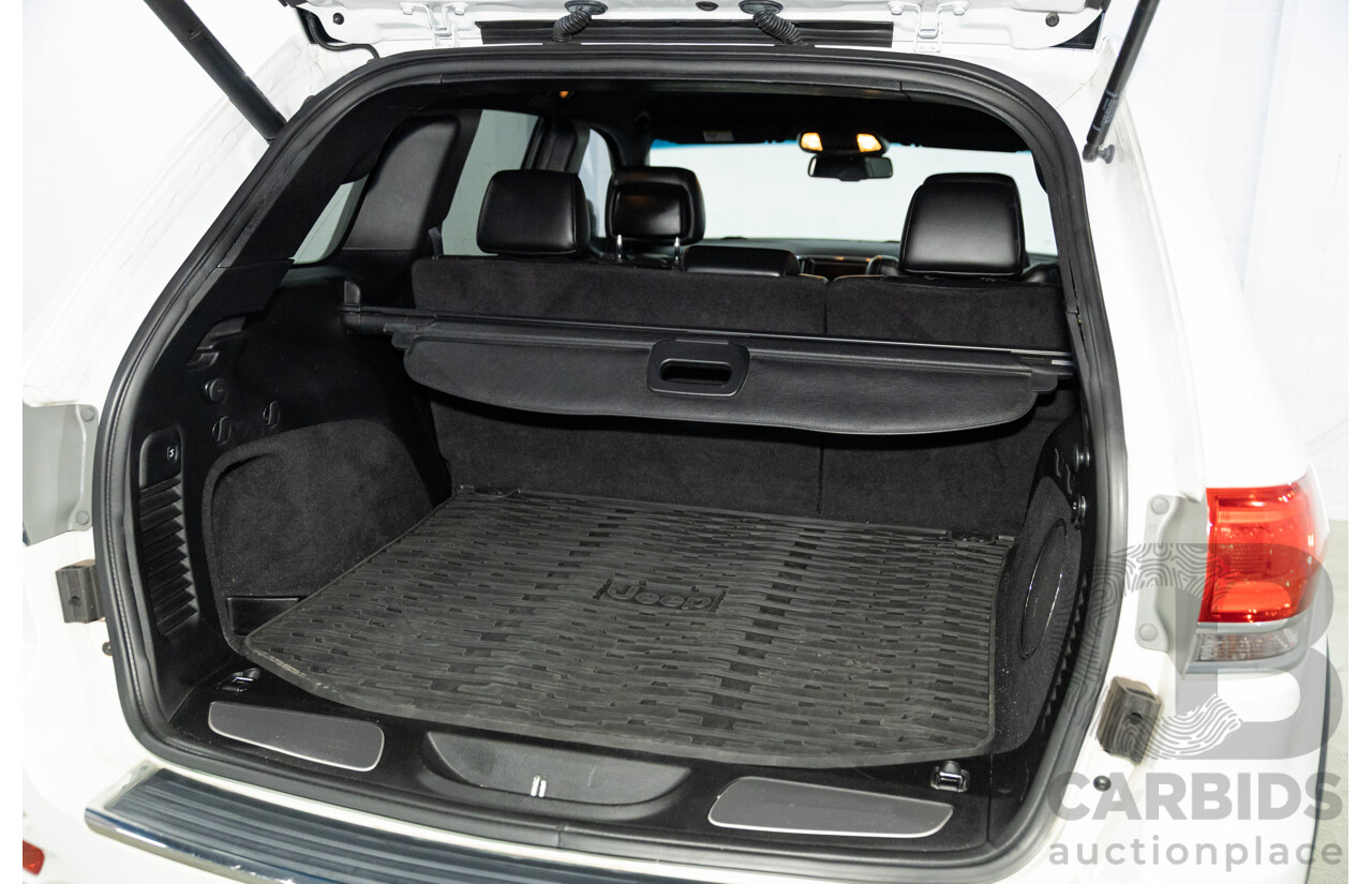 9/2015 Jeep Grand Cherokee Limited (4x4) WK MY15 4d Wagon Bright White Turbo Diesel V6 3.0L