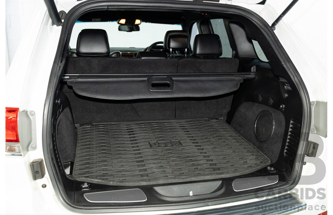 9/2015 Jeep Grand Cherokee Limited (4x4) WK MY15 4d Wagon Bright White Turbo Diesel V6 3.0L