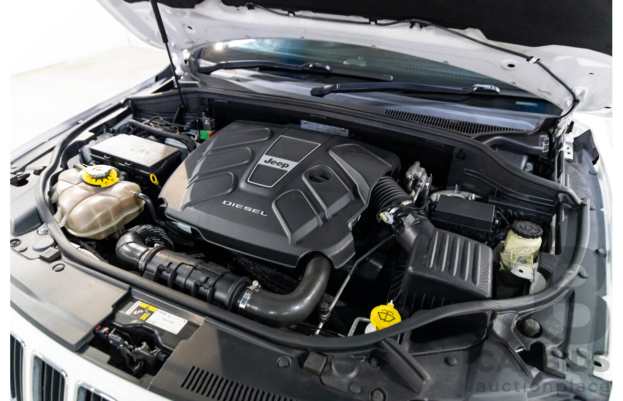 9/2015 Jeep Grand Cherokee Limited (4x4) WK MY15 4d Wagon Bright White Turbo Diesel V6 3.0L