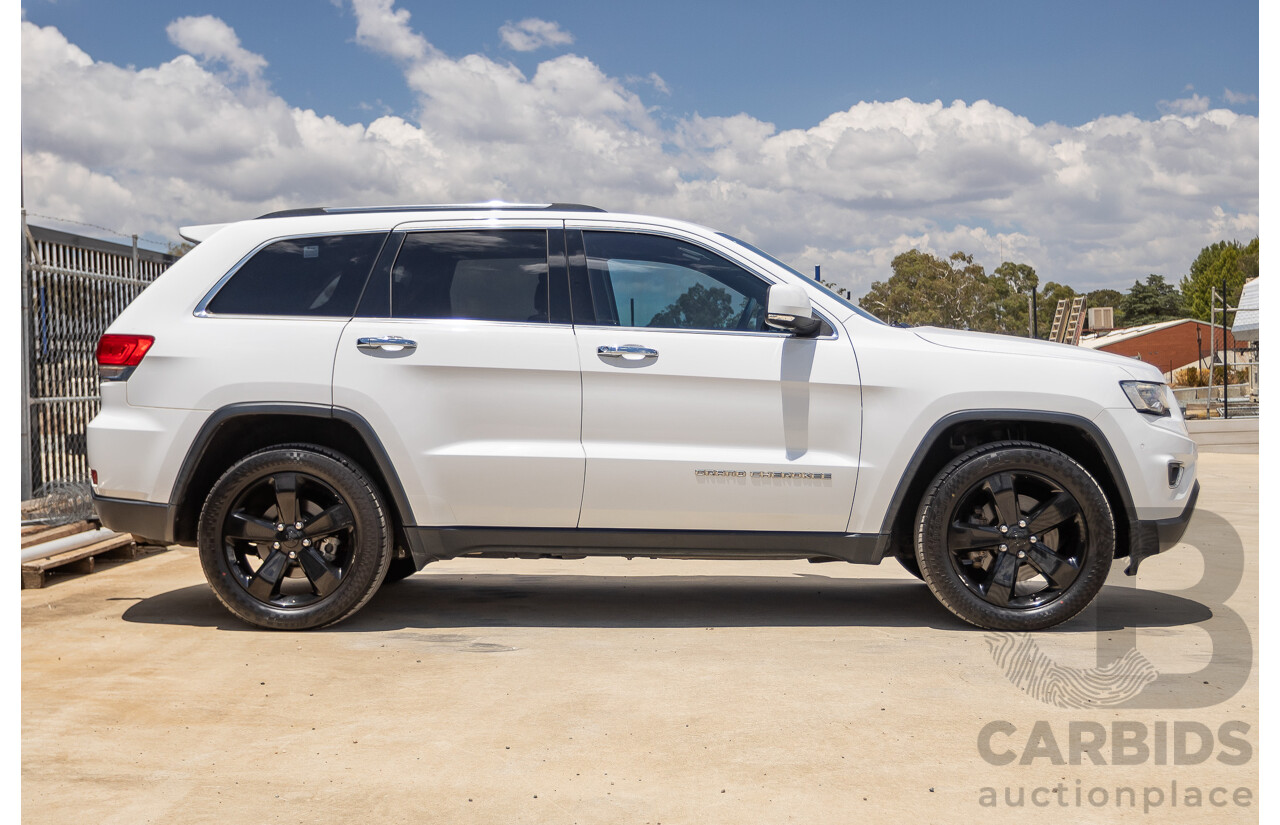 9/2015 Jeep Grand Cherokee Limited (4x4) WK MY15 4d Wagon Bright White Turbo Diesel V6 3.0L