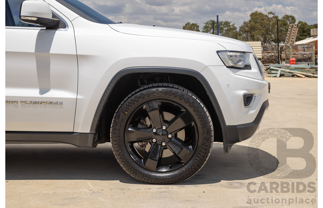 9/2015 Jeep Grand Cherokee Limited (4x4) WK MY15 4d Wagon Bright White Turbo Diesel V6 3.0L