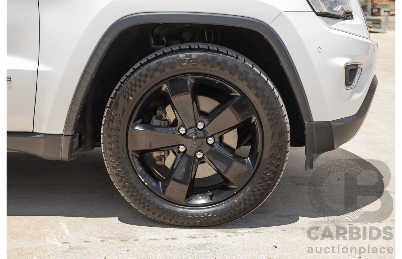 9/2015 Jeep Grand Cherokee Limited (4x4) WK MY15 4d Wagon Bright White Turbo Diesel V6 3.0L