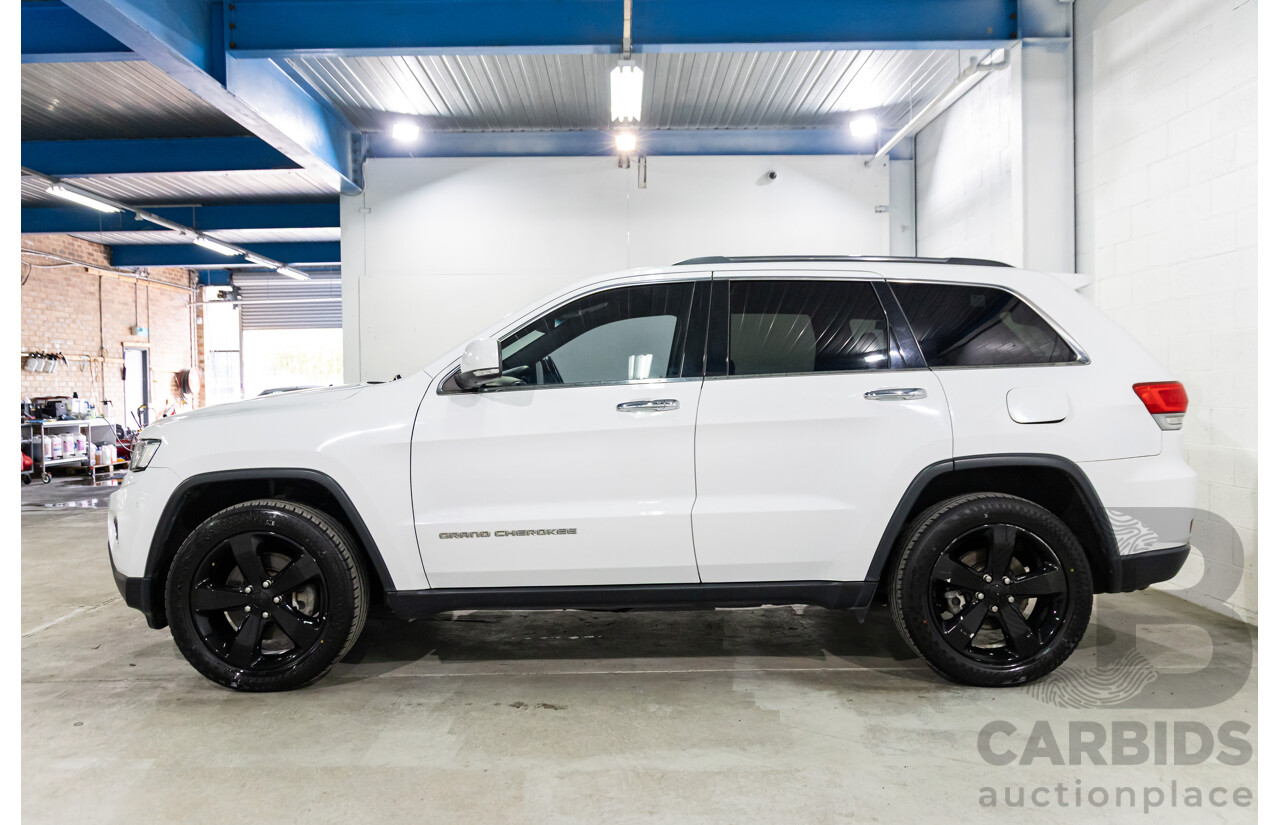 9/2015 Jeep Grand Cherokee Limited (4x4) WK MY15 4d Wagon Bright White Turbo Diesel V6 3.0L