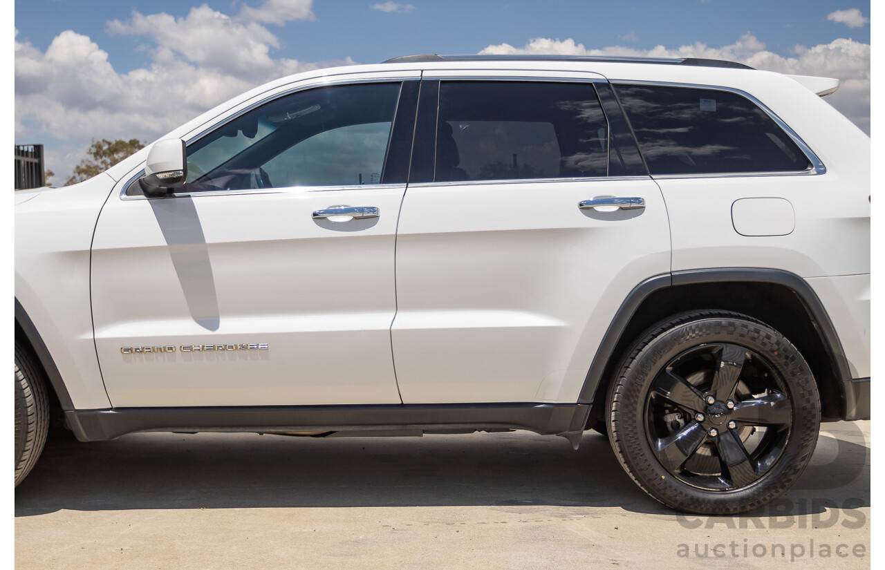 9/2015 Jeep Grand Cherokee Limited (4x4) WK MY15 4d Wagon Bright White Turbo Diesel V6 3.0L