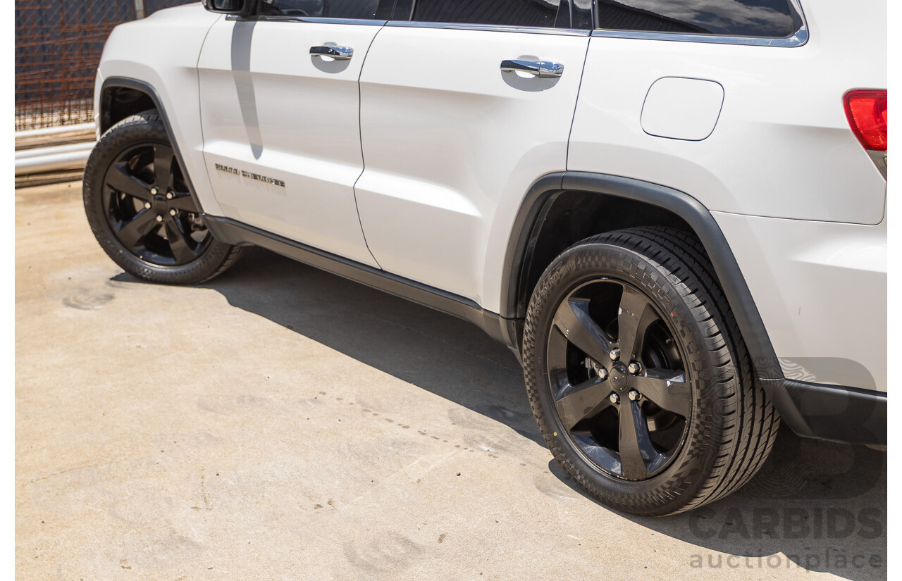 9/2015 Jeep Grand Cherokee Limited (4x4) WK MY15 4d Wagon Bright White Turbo Diesel V6 3.0L