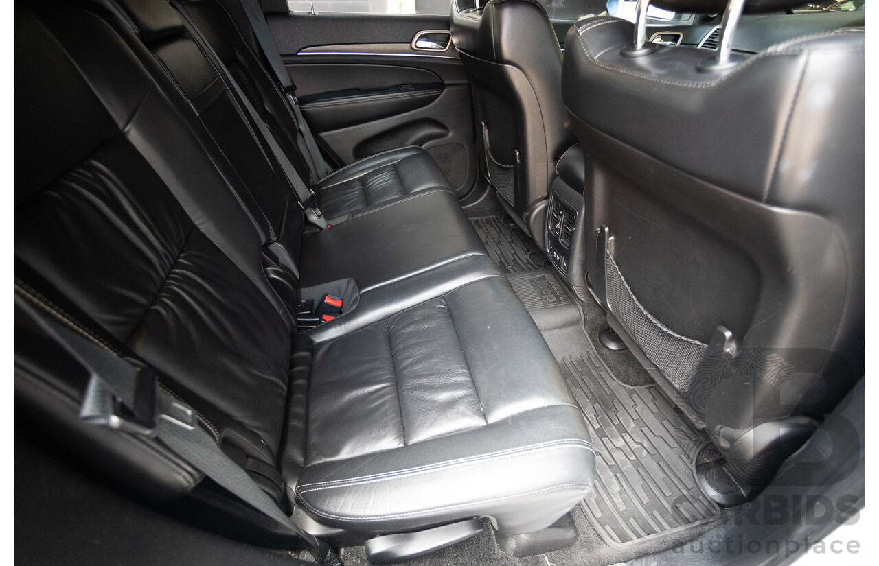 9/2015 Jeep Grand Cherokee Limited (4x4) WK MY15 4d Wagon Bright White Turbo Diesel V6 3.0L