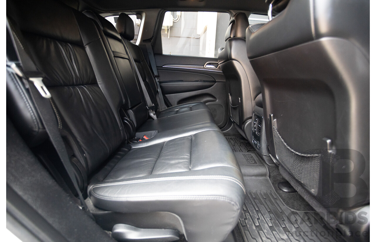 9/2015 Jeep Grand Cherokee Limited (4x4) WK MY15 4d Wagon Bright White Turbo Diesel V6 3.0L