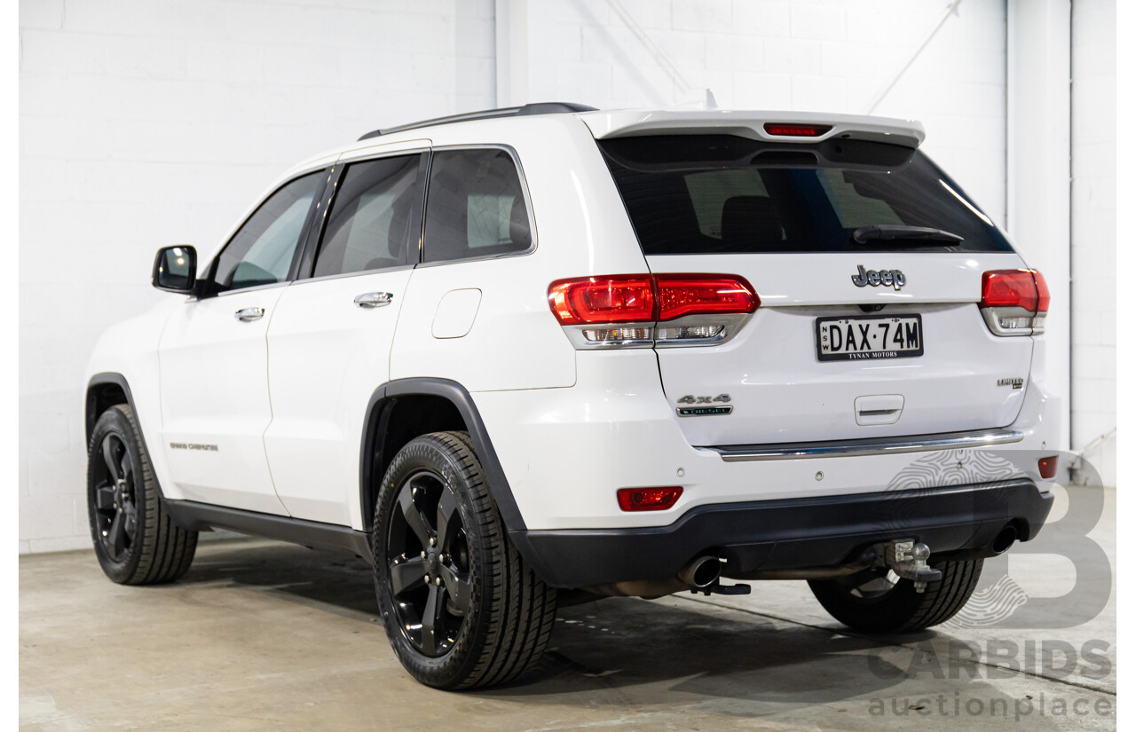 9/2015 Jeep Grand Cherokee Limited (4x4) WK MY15 4d Wagon Bright White Turbo Diesel V6 3.0L
