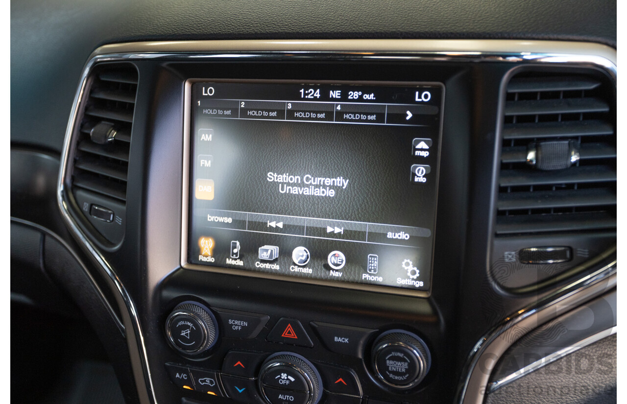 9/2015 Jeep Grand Cherokee Limited (4x4) WK MY15 4d Wagon Bright White Turbo Diesel V6 3.0L