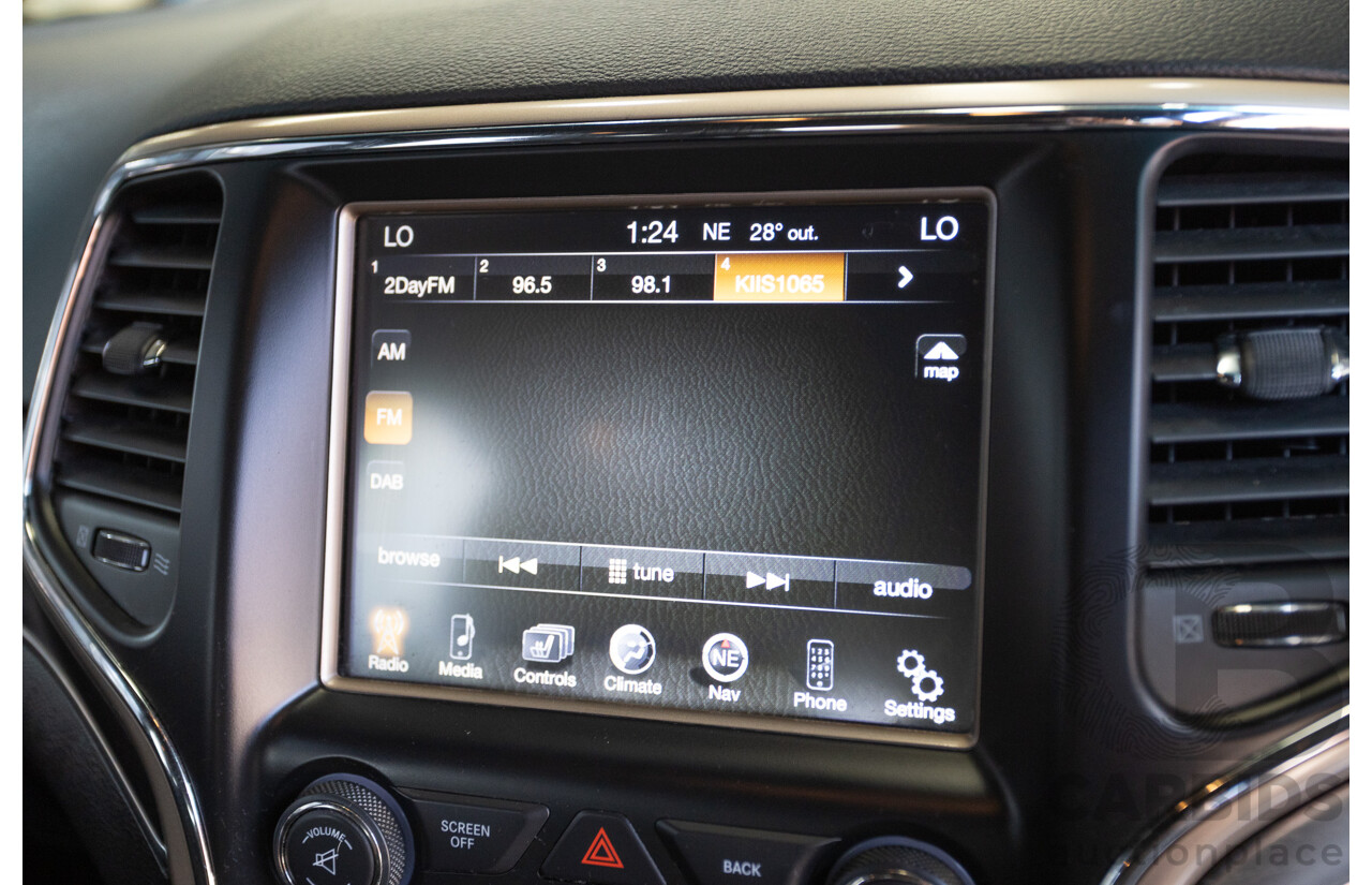 9/2015 Jeep Grand Cherokee Limited (4x4) WK MY15 4d Wagon Bright White Turbo Diesel V6 3.0L