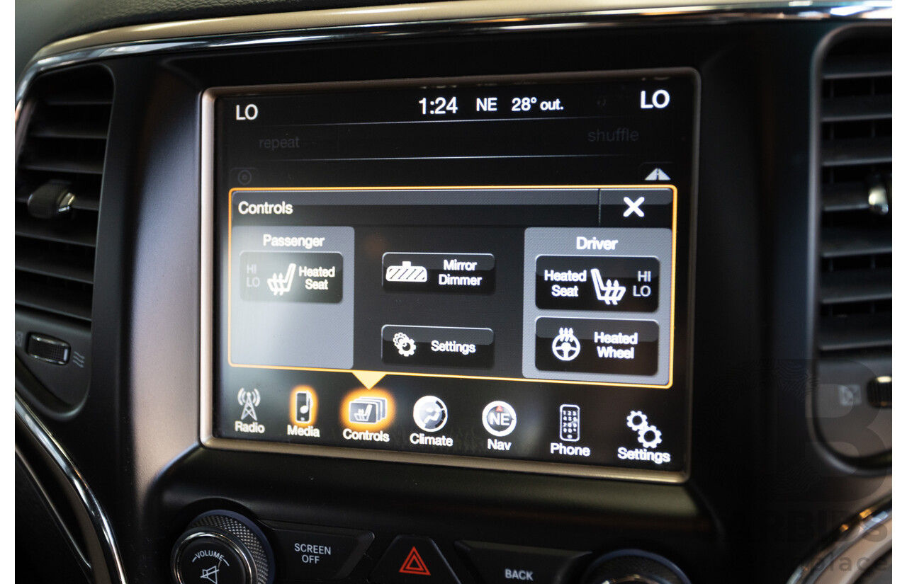 9/2015 Jeep Grand Cherokee Limited (4x4) WK MY15 4d Wagon Bright White Turbo Diesel V6 3.0L