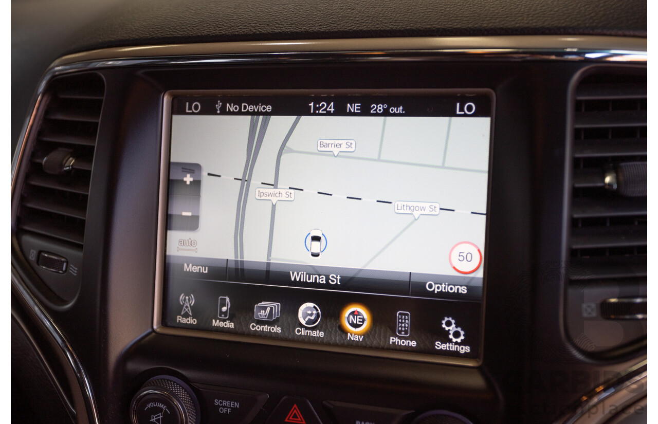 9/2015 Jeep Grand Cherokee Limited (4x4) WK MY15 4d Wagon Bright White Turbo Diesel V6 3.0L