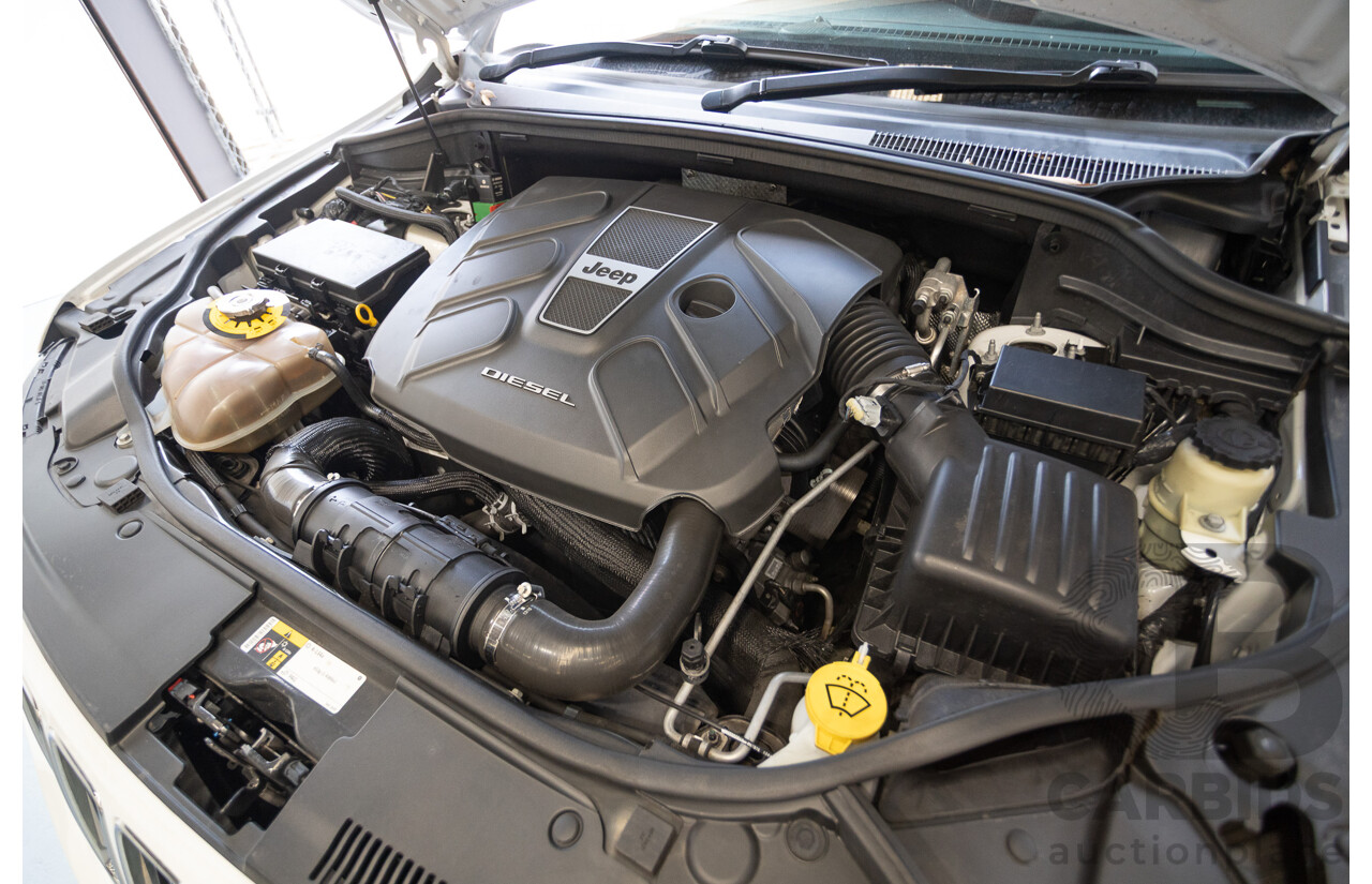 9/2015 Jeep Grand Cherokee Limited (4x4) WK MY15 4d Wagon Bright White Turbo Diesel V6 3.0L