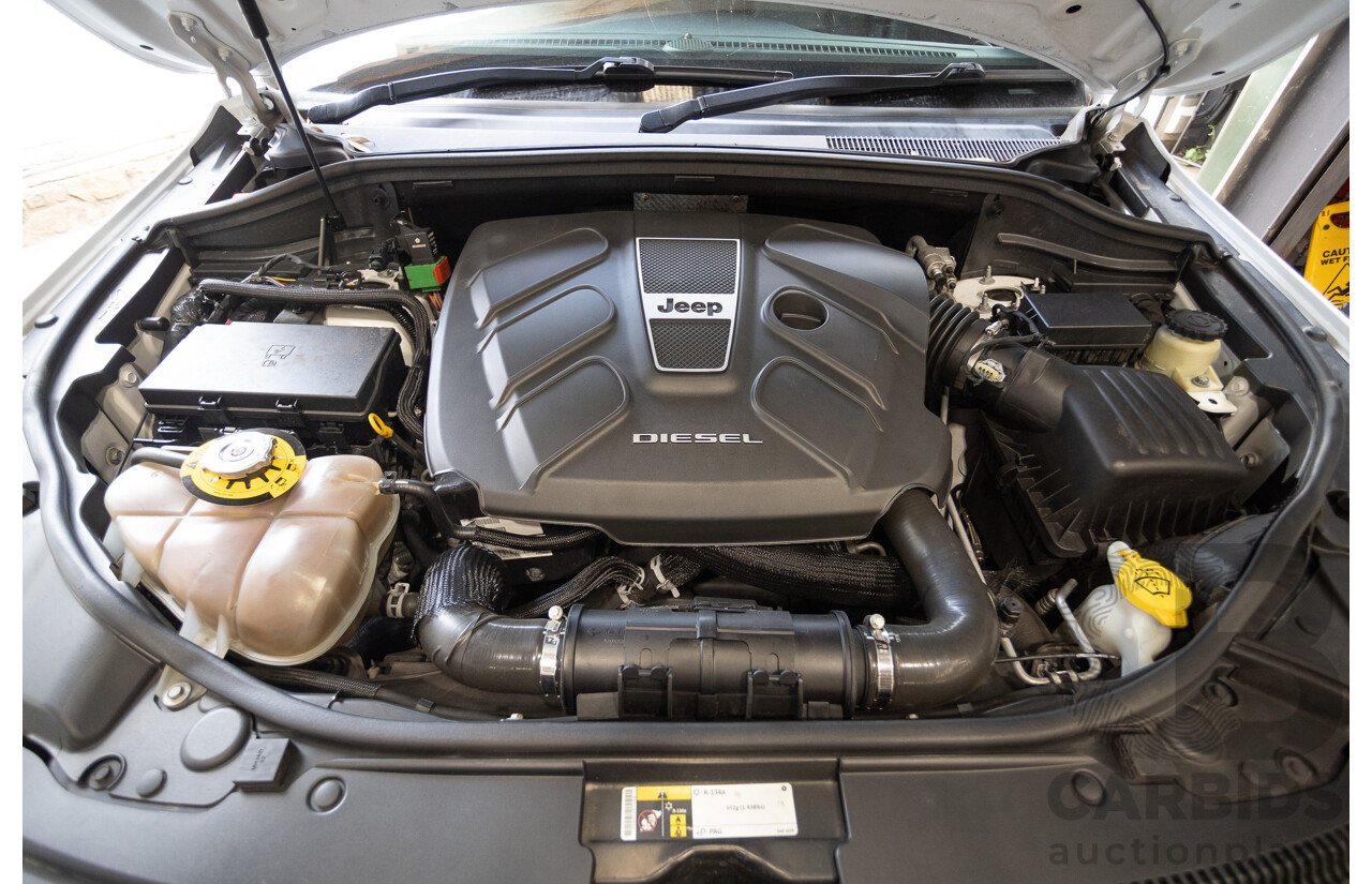 9/2015 Jeep Grand Cherokee Limited (4x4) WK MY15 4d Wagon Bright White Turbo Diesel V6 3.0L