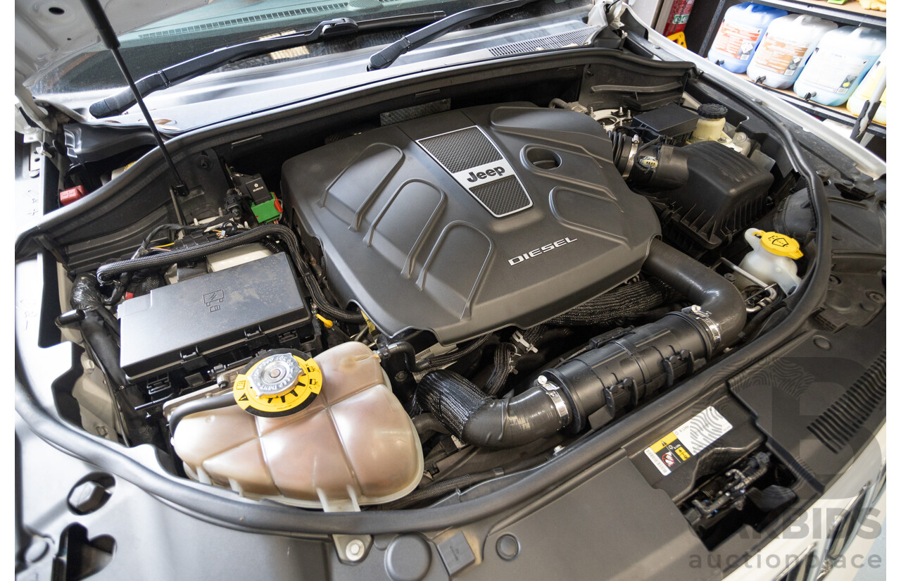 9/2015 Jeep Grand Cherokee Limited (4x4) WK MY15 4d Wagon Bright White Turbo Diesel V6 3.0L