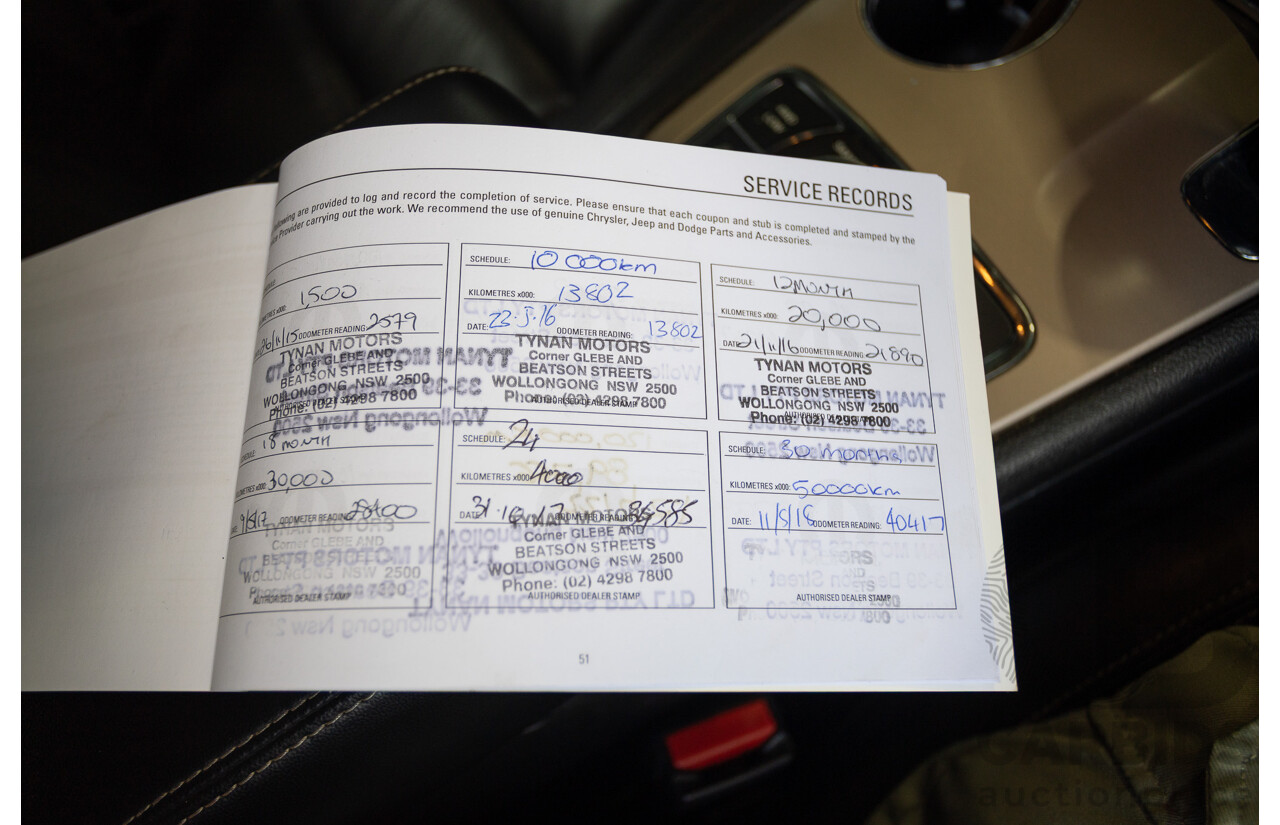 9/2015 Jeep Grand Cherokee Limited (4x4) WK MY15 4d Wagon Bright White Turbo Diesel V6 3.0L