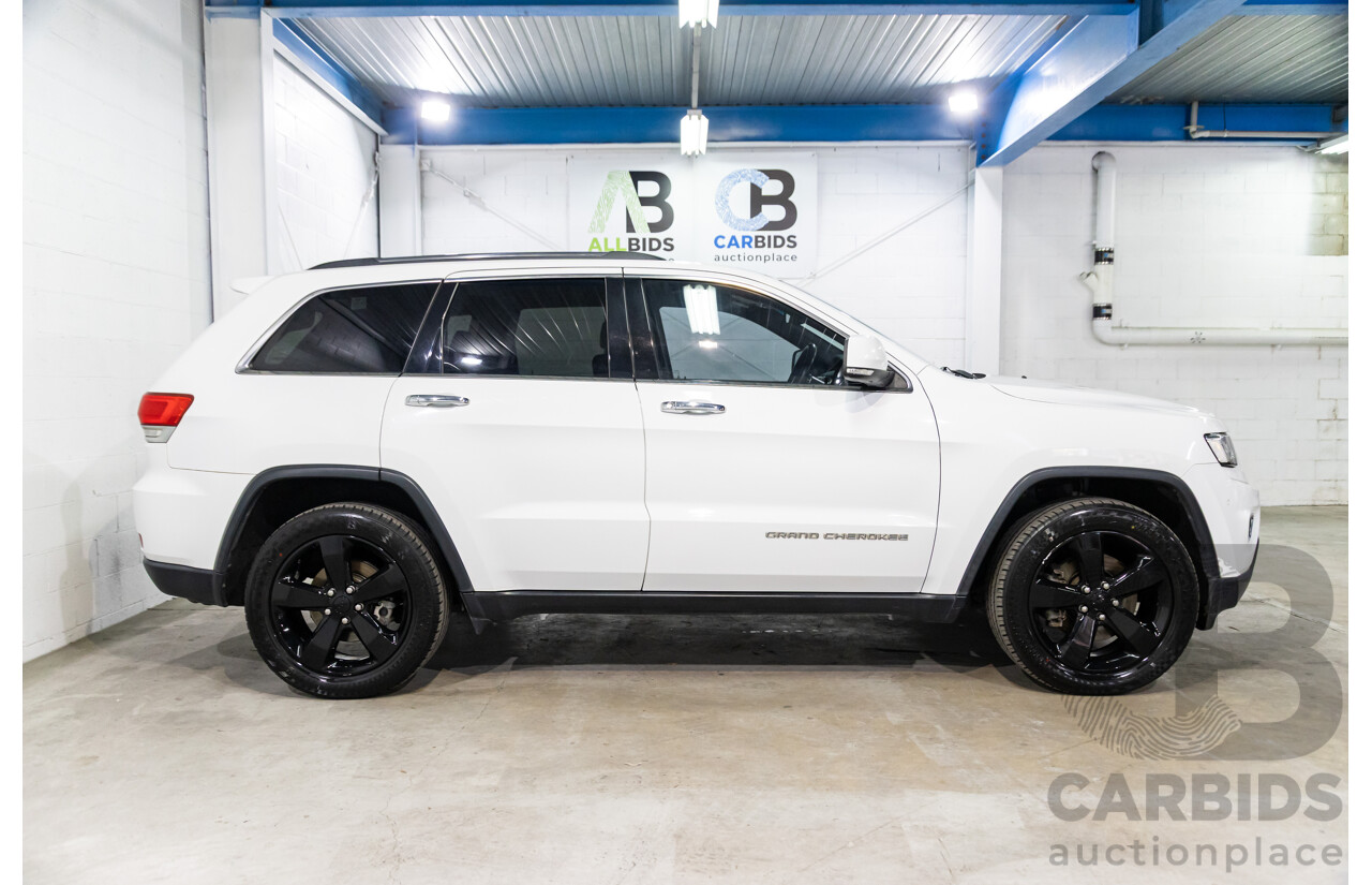 9/2015 Jeep Grand Cherokee Limited (4x4) WK MY15 4d Wagon Bright White Turbo Diesel V6 3.0L