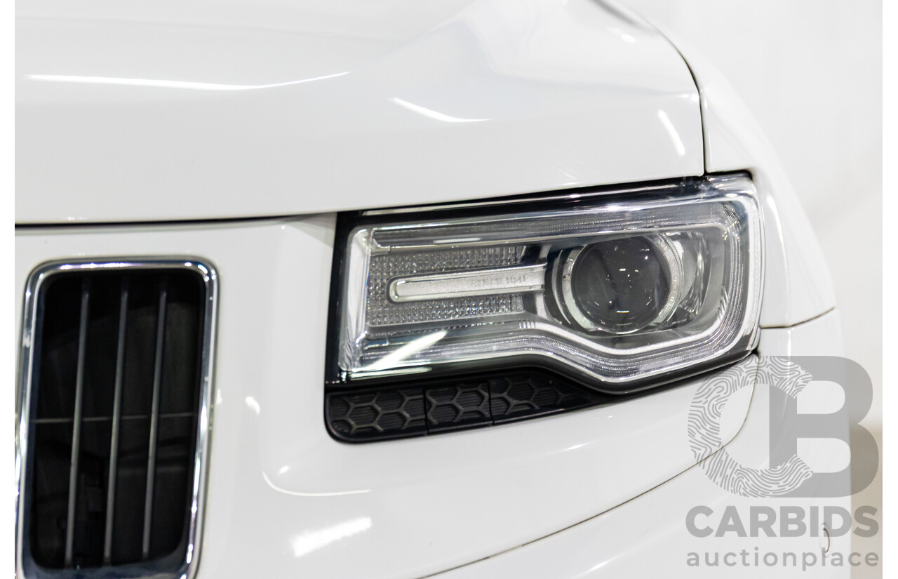 9/2015 Jeep Grand Cherokee Limited (4x4) WK MY15 4d Wagon Bright White Turbo Diesel V6 3.0L