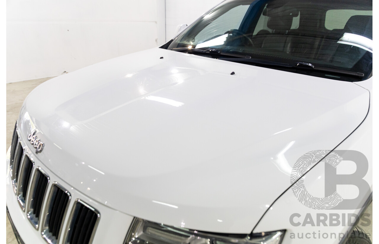 9/2015 Jeep Grand Cherokee Limited (4x4) WK MY15 4d Wagon Bright White Turbo Diesel V6 3.0L