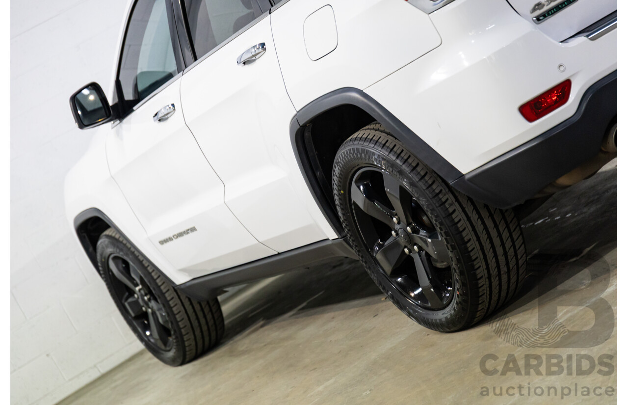 9/2015 Jeep Grand Cherokee Limited (4x4) WK MY15 4d Wagon Bright White Turbo Diesel V6 3.0L