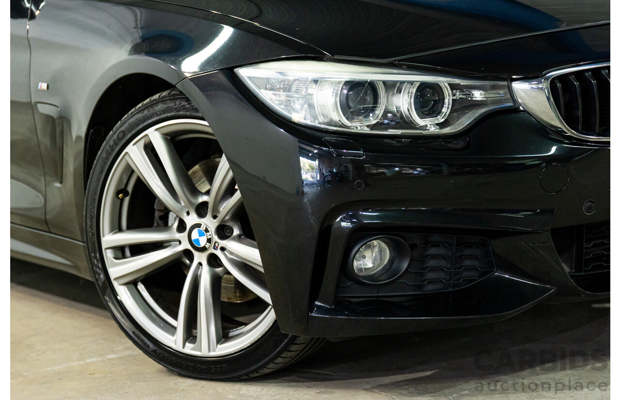 1/2015 BMW 428i Sport Line M Sport Package F32 MY15 2d Coupe Sapphire Black Metallic Turbo 2.0L
