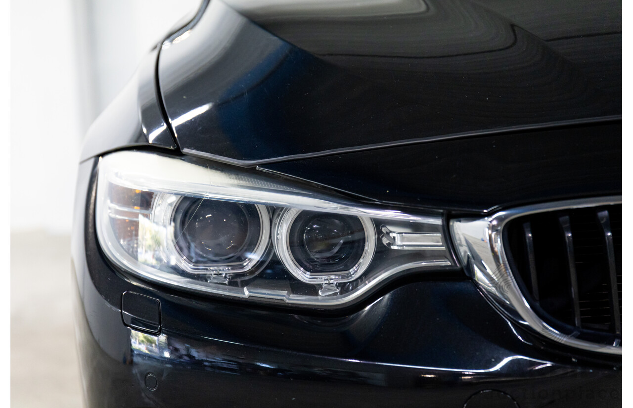 1/2015 BMW 428i Sport Line M Sport Package F32 MY15 2d Coupe Sapphire Black Metallic Turbo 2.0L