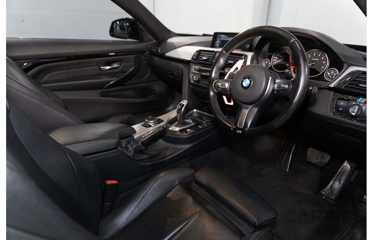 1/2015 BMW 428i Sport Line M Sport Package F32 MY15 2d Coupe Sapphire Black Metallic Turbo 2.0L