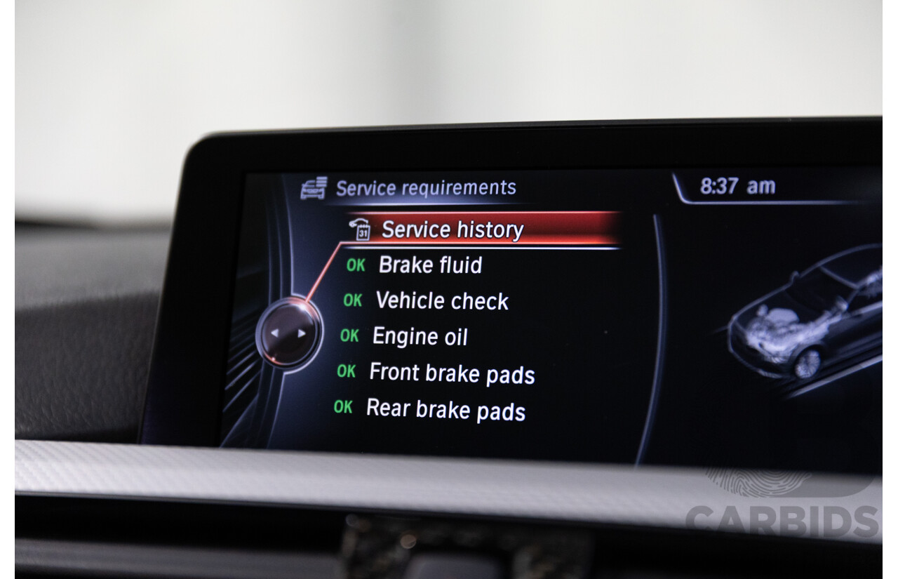 1/2015 BMW 428i Sport Line M Sport Package F32 MY15 2d Coupe Sapphire Black Metallic Turbo 2.0L