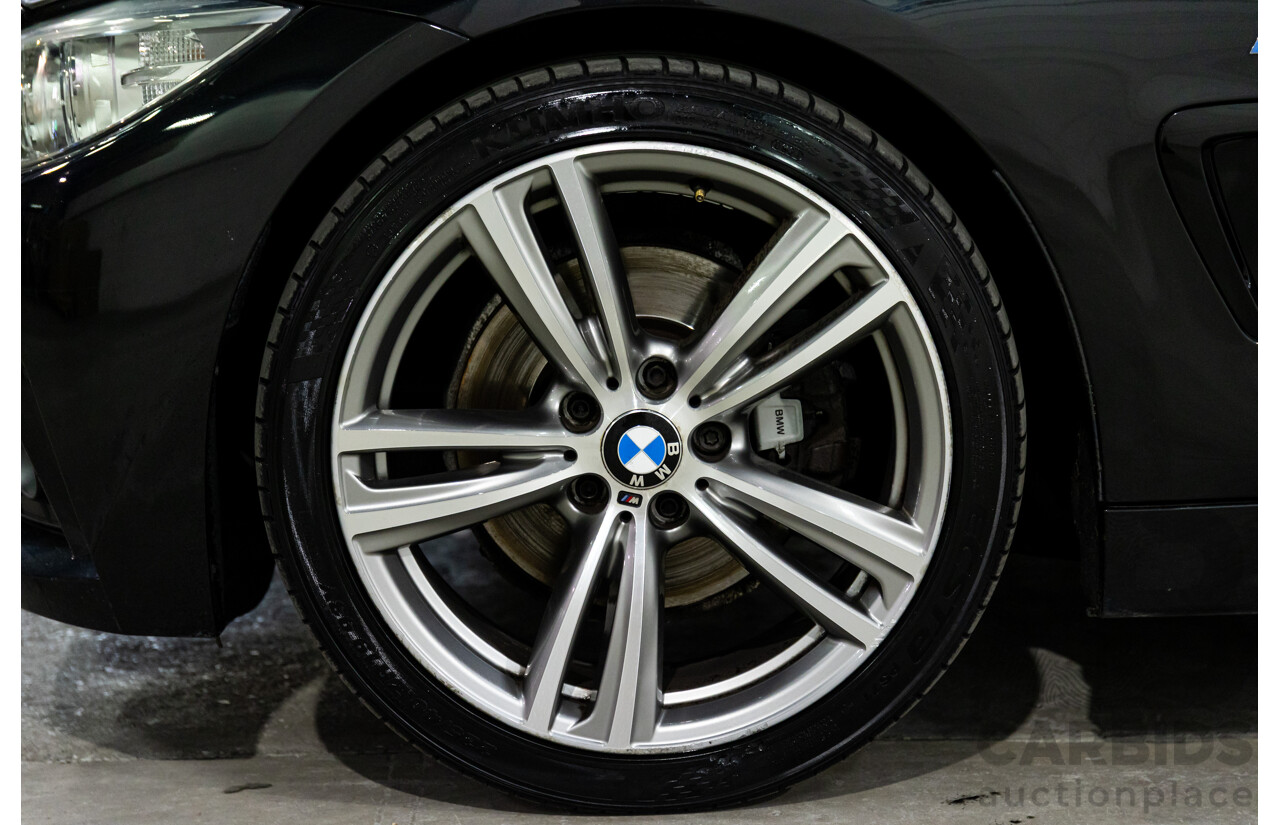 1/2015 BMW 428i Sport Line M Sport Package F32 MY15 2d Coupe Sapphire Black Metallic Turbo 2.0L