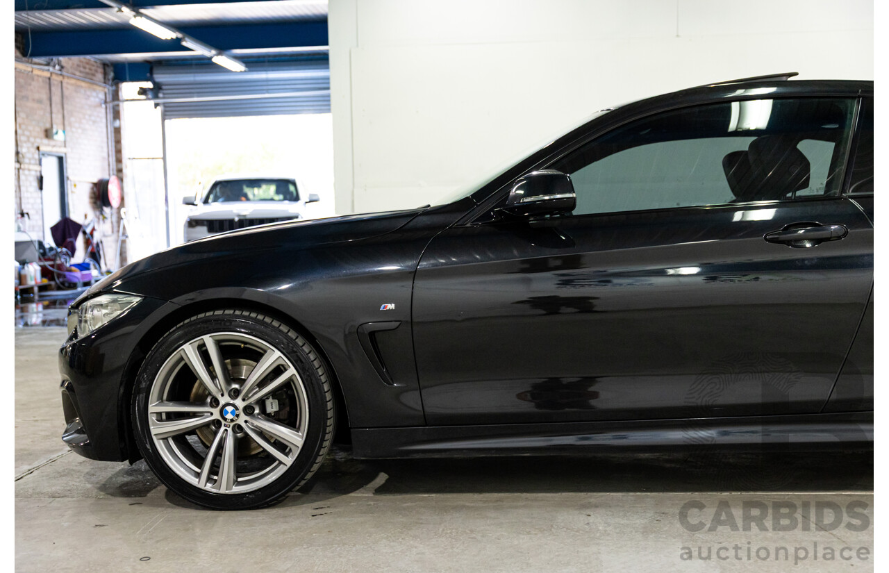 1/2015 BMW 428i Sport Line M Sport Package F32 MY15 2d Coupe Sapphire Black Metallic Turbo 2.0L