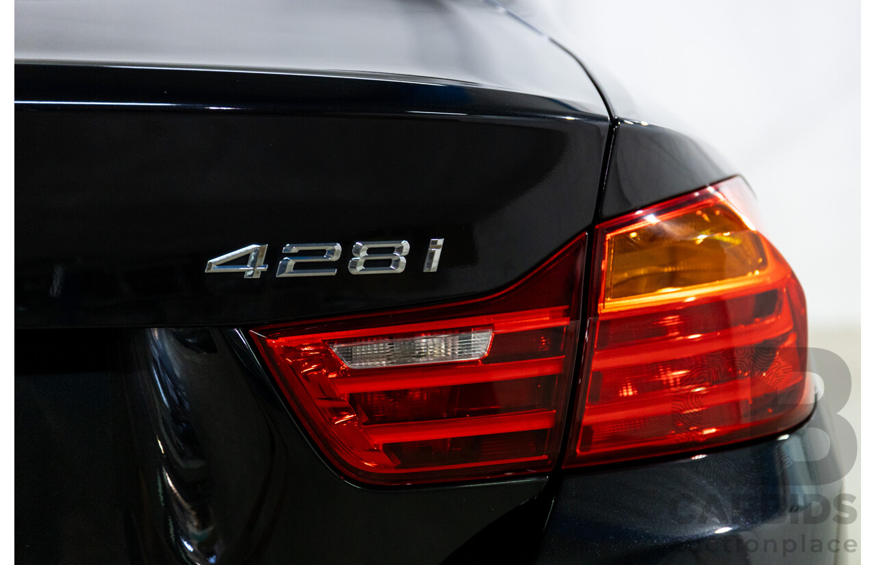 1/2015 BMW 428i Sport Line M Sport Package F32 MY15 2d Coupe Sapphire Black Metallic Turbo 2.0L