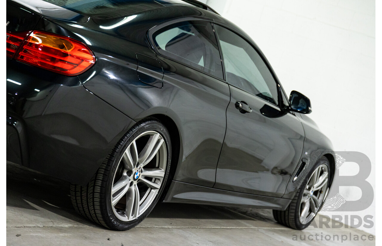 1/2015 BMW 428i Sport Line M Sport Package F32 MY15 2d Coupe Sapphire Black Metallic Turbo 2.0L