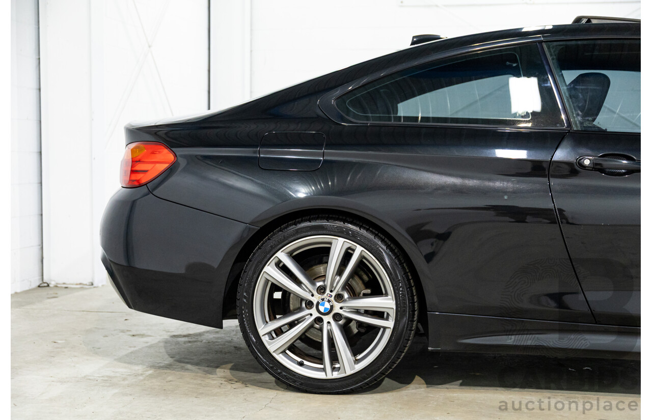 1/2015 BMW 428i Sport Line M Sport Package F32 MY15 2d Coupe Sapphire Black Metallic Turbo 2.0L
