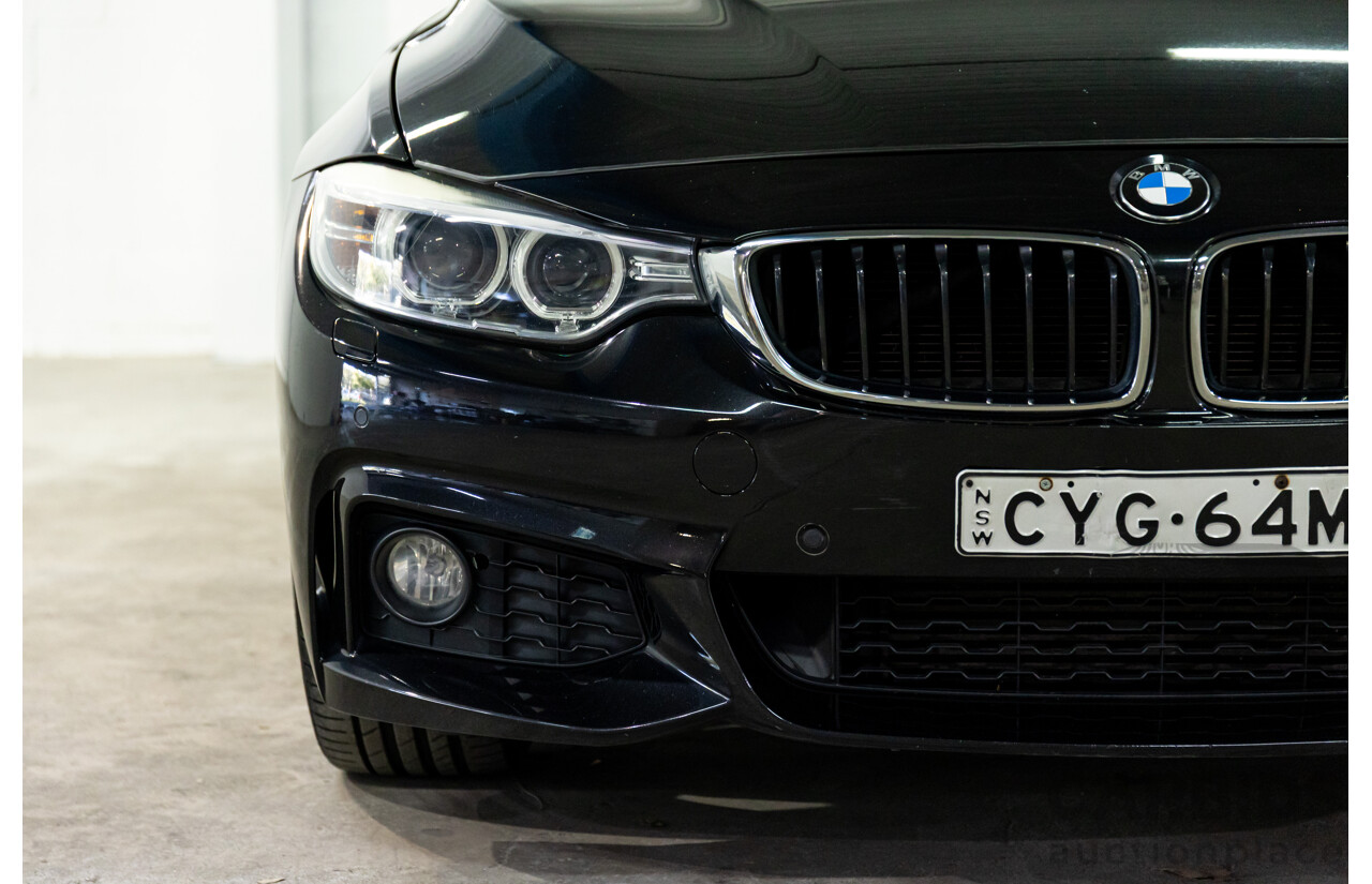 1/2015 BMW 428i Sport Line M Sport Package F32 MY15 2d Coupe Sapphire Black Metallic Turbo 2.0L