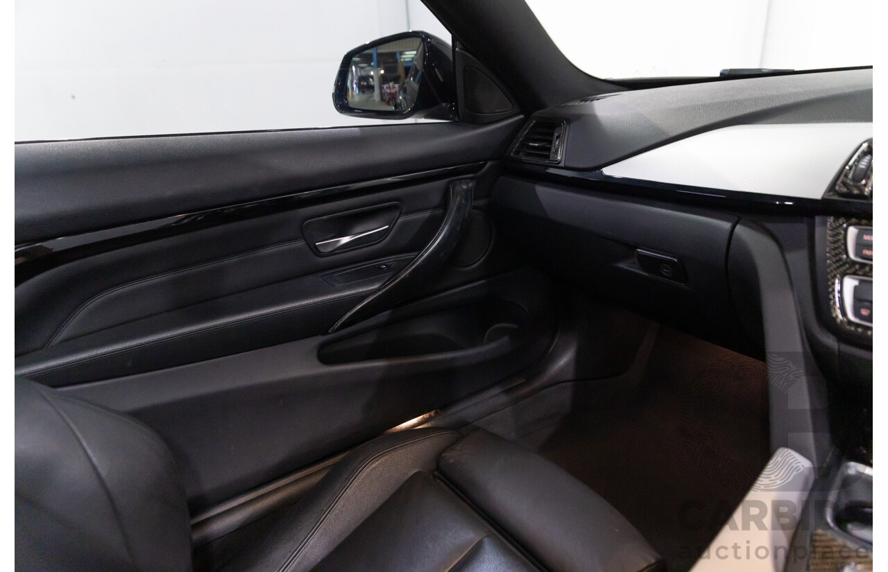 1/2015 BMW 428i Sport Line M Sport Package F32 MY15 2d Coupe Sapphire Black Metallic Turbo 2.0L