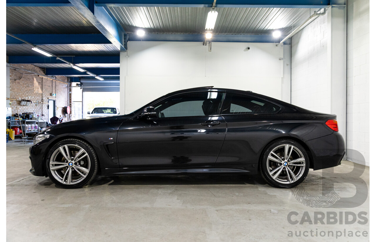 1/2015 BMW 428i Sport Line M Sport Package F32 MY15 2d Coupe Sapphire Black Metallic Turbo 2.0L