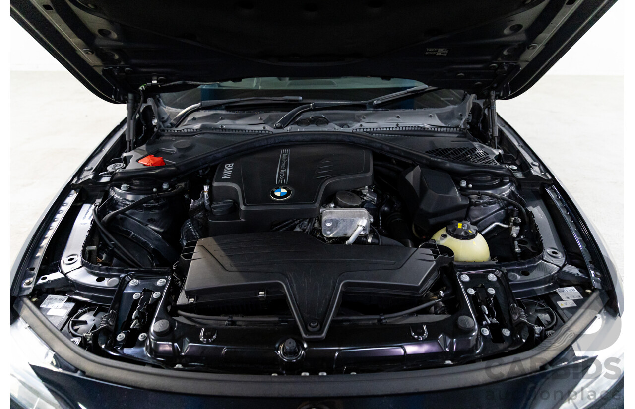 1/2015 BMW 428i Sport Line M Sport Package F32 MY15 2d Coupe Sapphire Black Metallic Turbo 2.0L