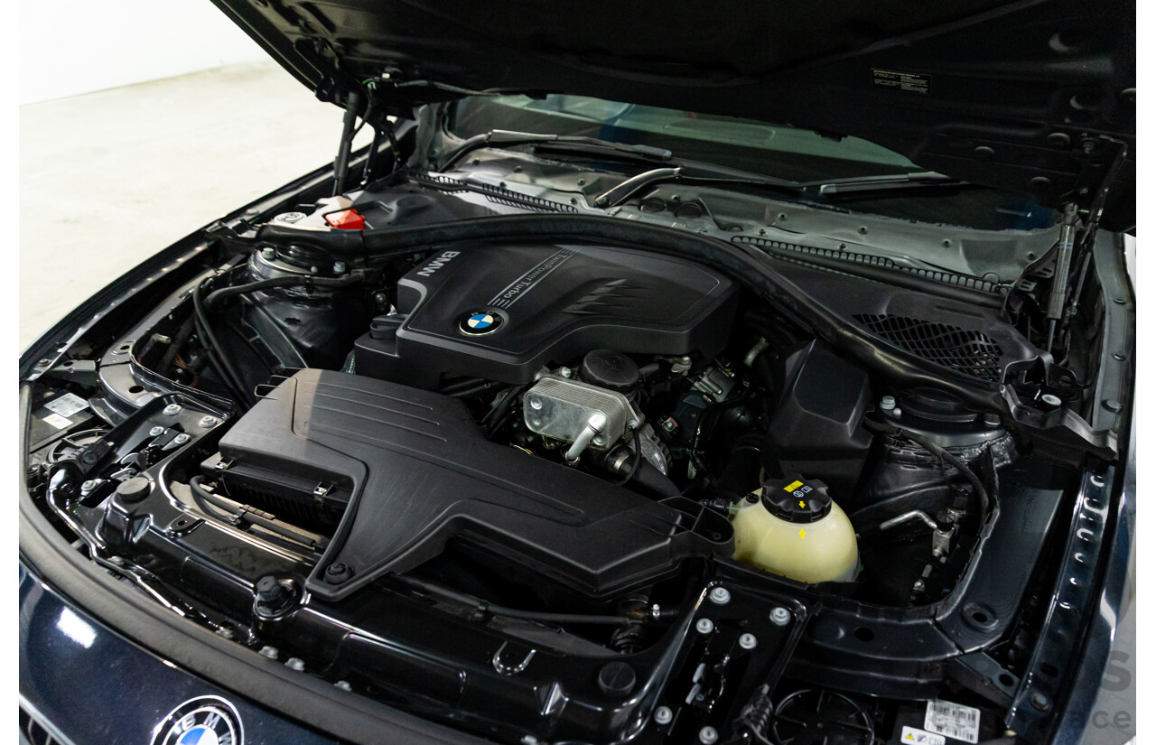 1/2015 BMW 428i Sport Line M Sport Package F32 MY15 2d Coupe Sapphire Black Metallic Turbo 2.0L