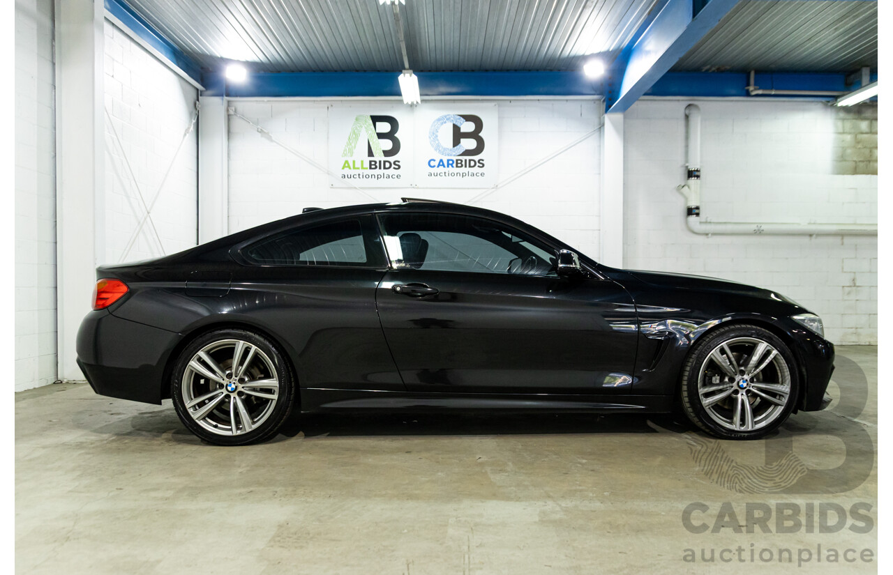1/2015 BMW 428i Sport Line M Sport Package F32 MY15 2d Coupe Sapphire Black Metallic Turbo 2.0L
