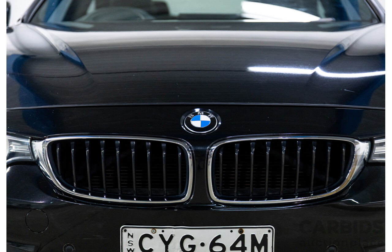 1/2015 BMW 428i Sport Line M Sport Package F32 MY15 2d Coupe Sapphire Black Metallic Turbo 2.0L
