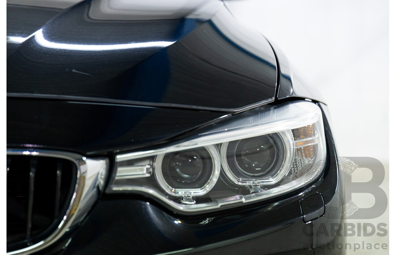 1/2015 BMW 428i Sport Line M Sport Package F32 MY15 2d Coupe Sapphire Black Metallic Turbo 2.0L