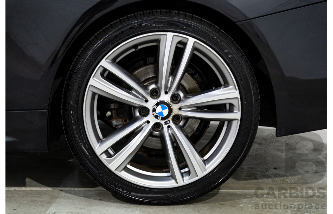 1/2015 BMW 428i Sport Line M Sport Package F32 MY15 2d Coupe Sapphire Black Metallic Turbo 2.0L