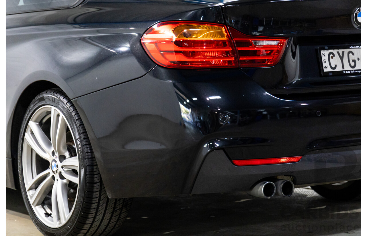 1/2015 BMW 428i Sport Line M Sport Package F32 MY15 2d Coupe Sapphire Black Metallic Turbo 2.0L