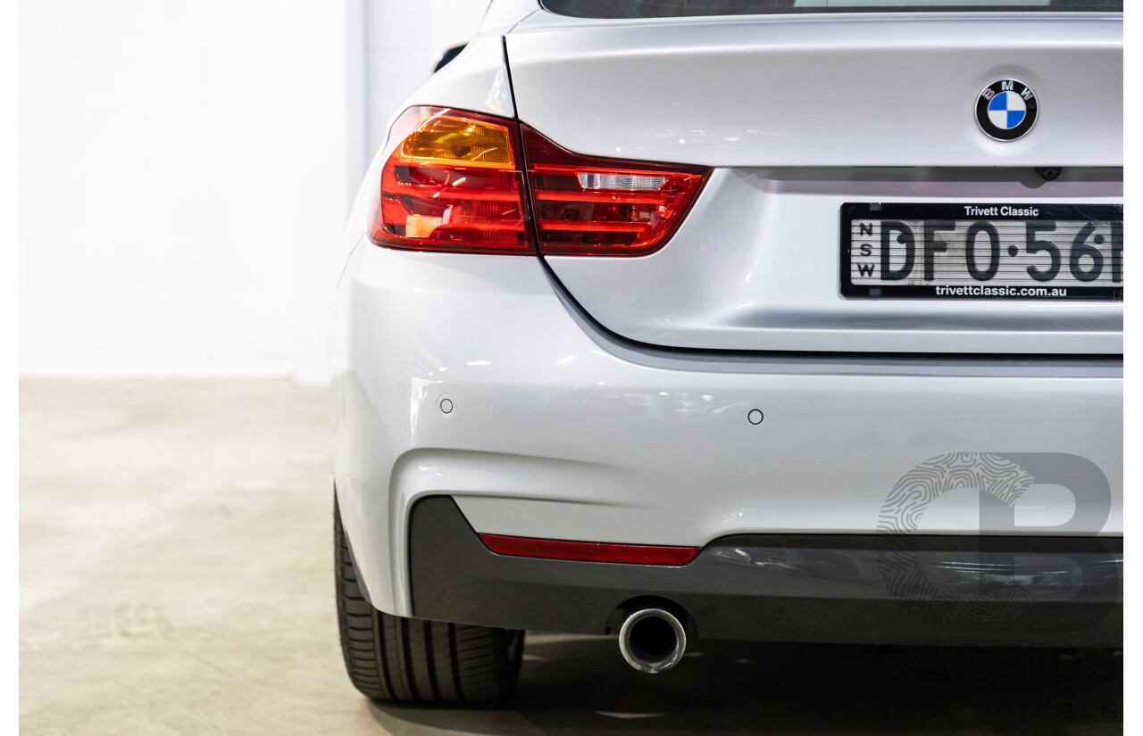 01/2016 BMW 435i Gran Coupe M Sport (RWD) F36 MY15 5d Coupe Glacier Silver Metallic Turbo 3.0L