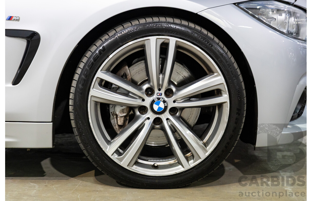 01/2016 BMW 435i Gran Coupe M Sport (RWD) F36 MY15 5d Coupe Glacier Silver Metallic Turbo 3.0L